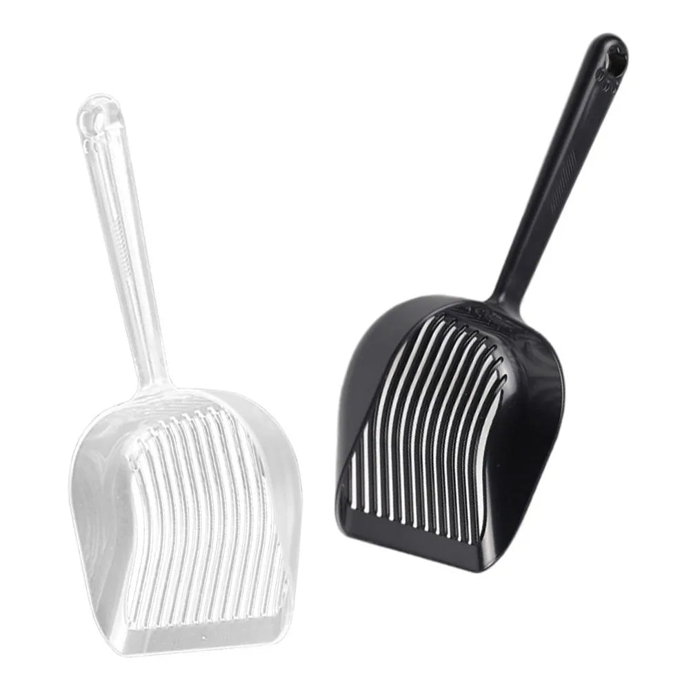 2Pcs Cat Litter Shovel Premium Plastic Portable Pet Poop Cleaning Tool for Cat Sand Scooper Household Litter Cleanup Gadget