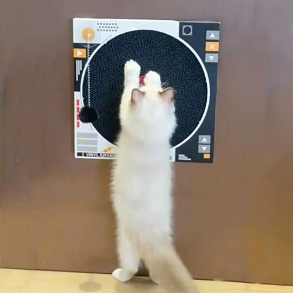 Thickened Cat Scratch Pad Prevents Furniture Damage Wear Resistant Cat Scratcher Cardboard Grinding Claw with Bouncing Ball