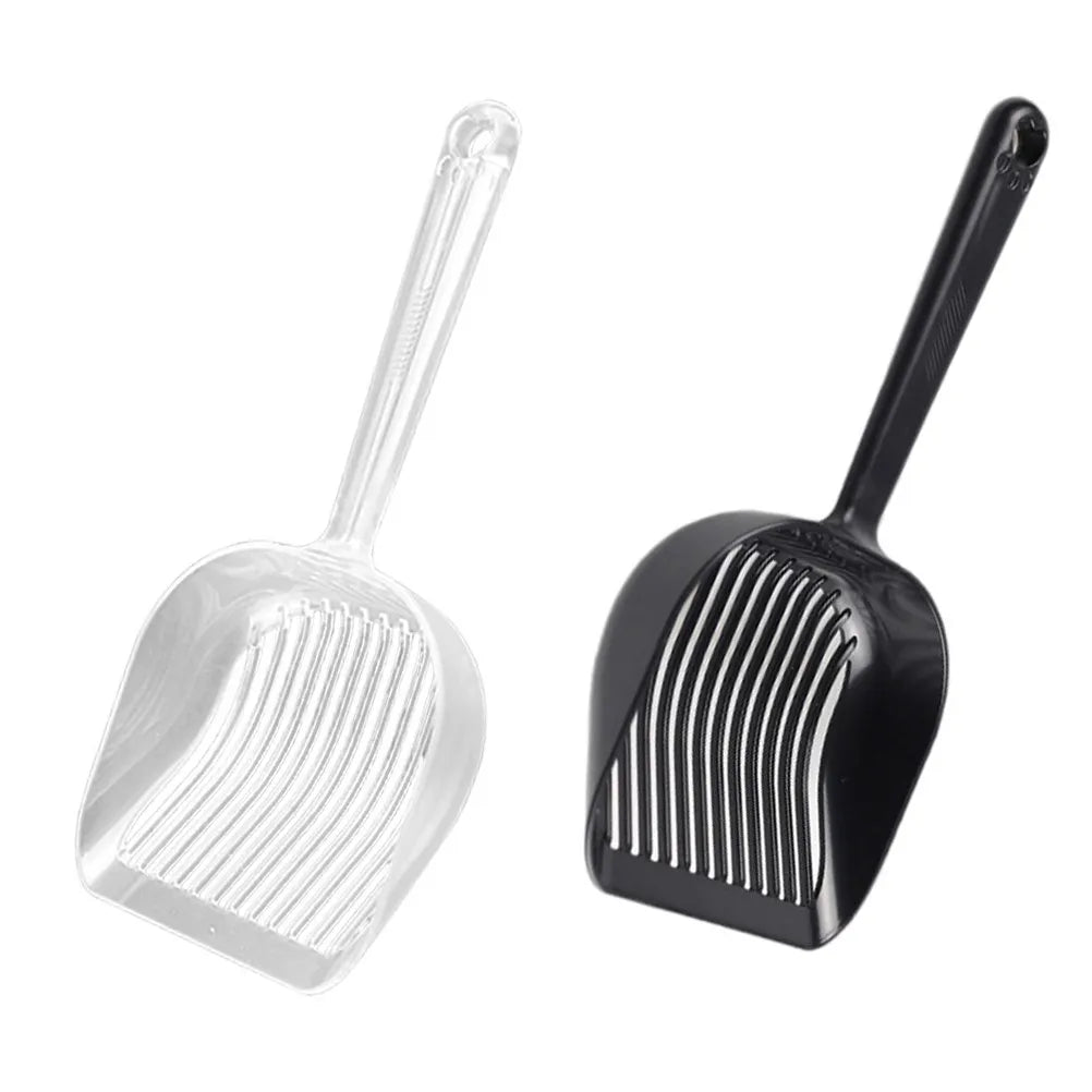2Pcs Cat Litter Shovel Premium Plastic Portable Pet Poop Cleaning Tool for Cat Sand Scooper Household Litter Cleanup Gadget