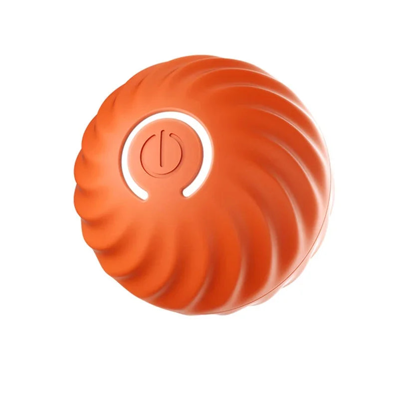 New 1pc Automatic Moving Dog Toy Ball Material Safety Smart USB Jumping Rotating Interactive Puppy Chew Toy Ball Pet Products