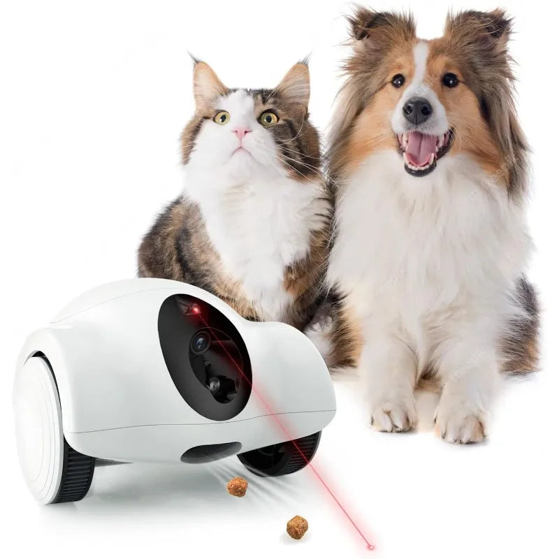 with Phone App 15 Days Long Standby Pet Robot for Dog Treat Dispenser Feeder 1080P Full HD Dog Robot Camera 360°Move