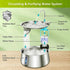 4L Stainless Steel Automatic Pet Water Dispenser Cat Water Fountain Ultra Quiet Dog Water Fountain with Filter Cat Products
