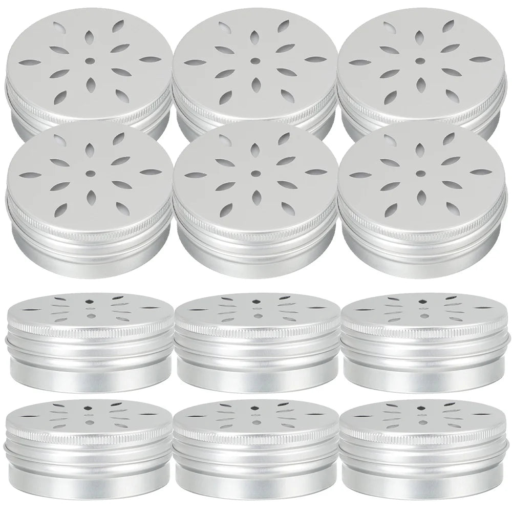 12 Pcs Boxes Scent Training Containers Odor Case Nose Holder Tool Snuffle Case For Metal Tins Lids Pet Products Dog Supplies