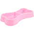 Bone Shape Dog Feeding Bowl Plastic Pet Food Container Double Sided Water and Food Holder for Small Dogs Cats Dog Feeder