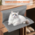 Cat Pet Animal Hanging Bed Easy To Install Hanging Cat Nest Pet Sleeping Bed Cats L-shaped Hammock for Cats and Kittens