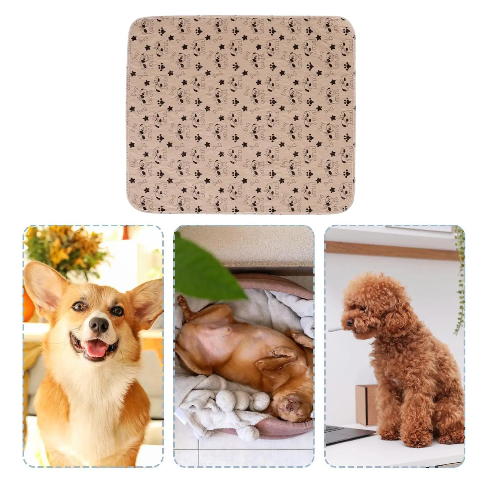 Pet pee pads, pheromone-infused puppy pads, reusable and washable absorbent pee pads, leak-proof indoor dog training pads