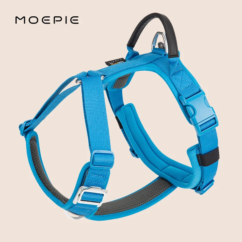 MOEPIE Dog Chest Belt Vest Dog Leash Kirk Fund Hair Border Collie Large and Small Dog Walking Leash