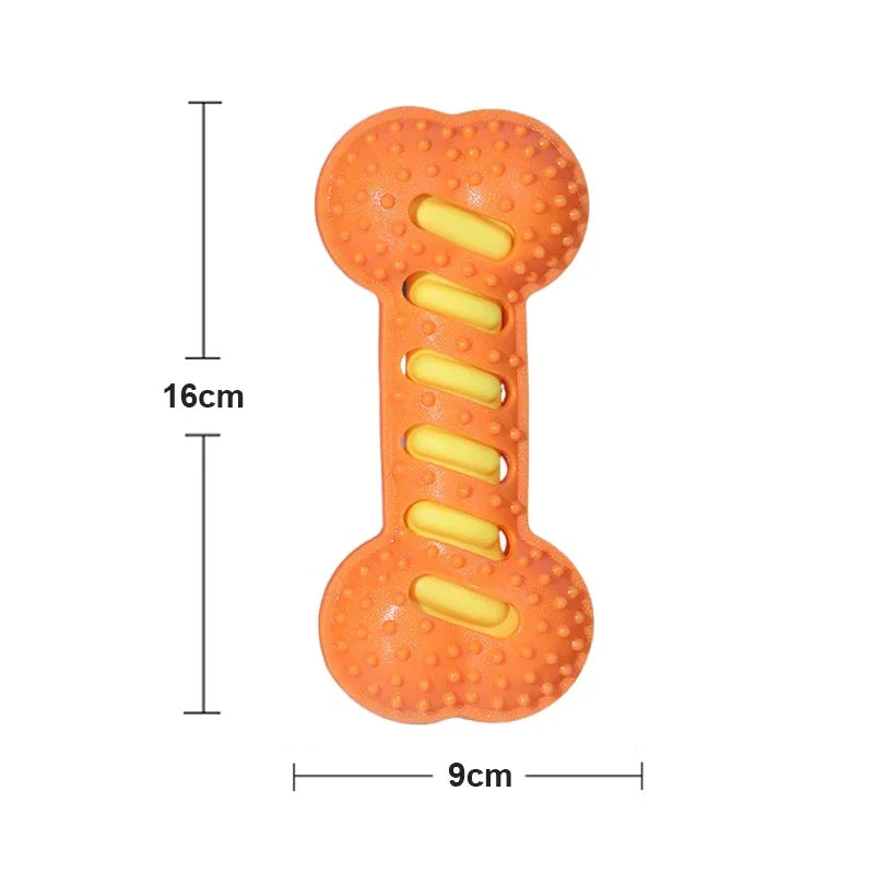 CANBOUN Pet Dog Toys Cat Puppy Sounding Toy Polka Squeaky Tooth Cleaning Ball TPR Training Pet Teeth Chewing Toy Thorn Balls Acc