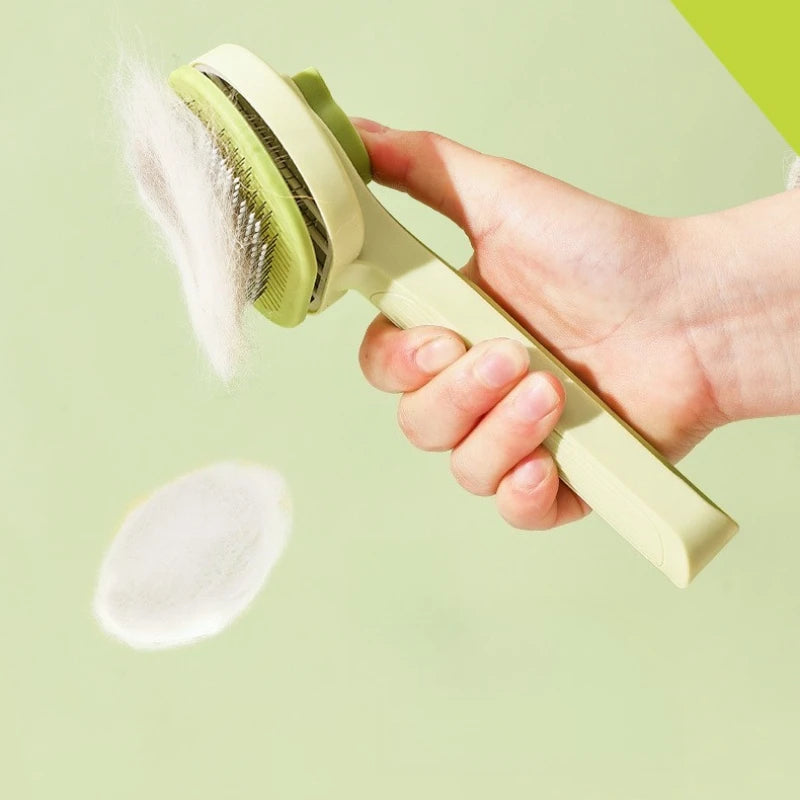 Pet Dog Brush Cat Comb Self Cleaning Pet Hair Remover Brush For Dogs Cats Grooming Tools Pets Dematting Comb Dogs Accessories