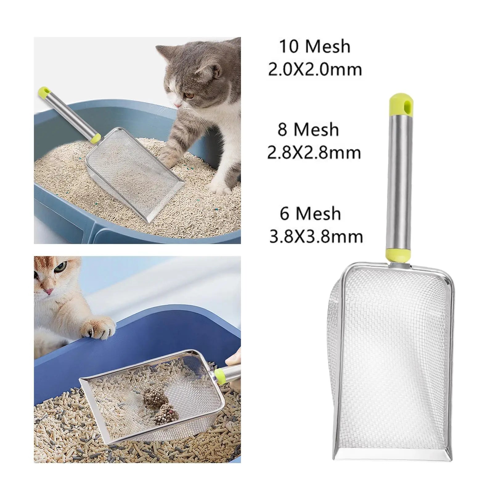 Cat Litter Sifting Scoop Kitty Litter Box Pet Cleaning Supplies Cat Sand Shovel for Kitty Pets Supplies Puppy Bunny Rabbits