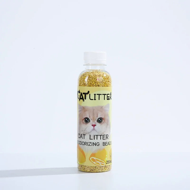 Litter Deodorant Beads 5 Aromas Quick Absorb Deodorizer for Kitty Toilet Granules Long Lasting Freshness Pet Cleaning Products