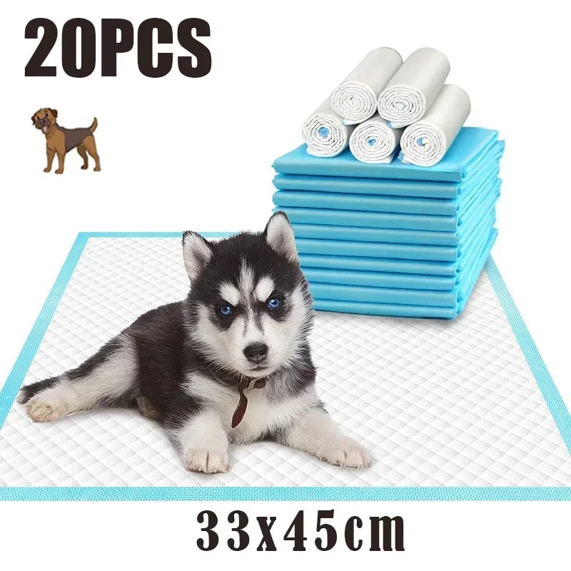Super Absorbent Dog Diapers Disposable Puppy Training Urine Pads Quick-drying Surface Pads Cleaning Pads Pet Products