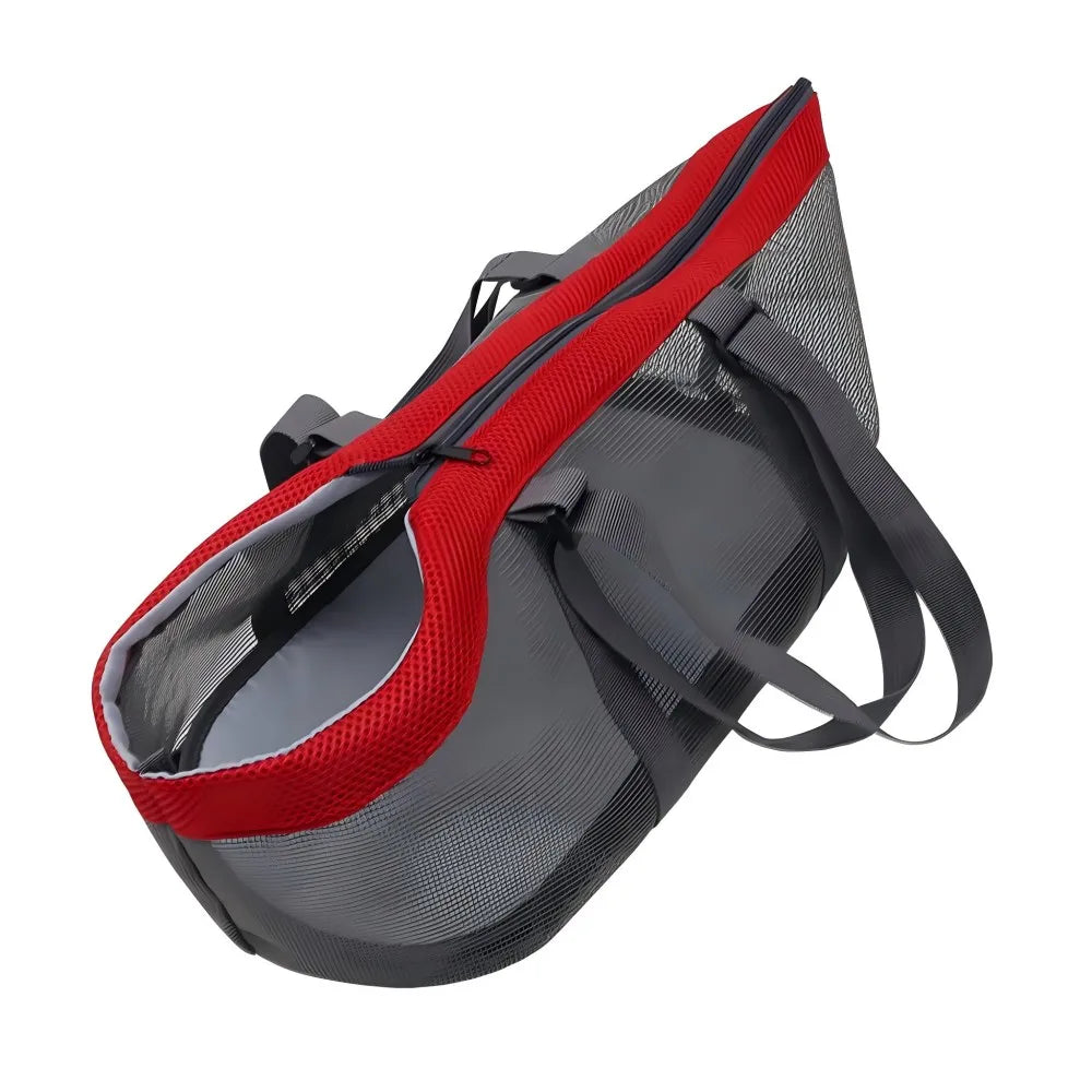 Pet Carrier Handbag Breathable Summer Mesh Soft Sided Pet Carrier Bag For Small Dogs Cats Pets Handbag Comfortable Sling Carrier