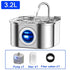 Cat Water Fountain 3.2L Stainless Steel Pet Water Fountain Dog Water Dispenser Automatic Cat Fountain Dog Bowls Cat Products