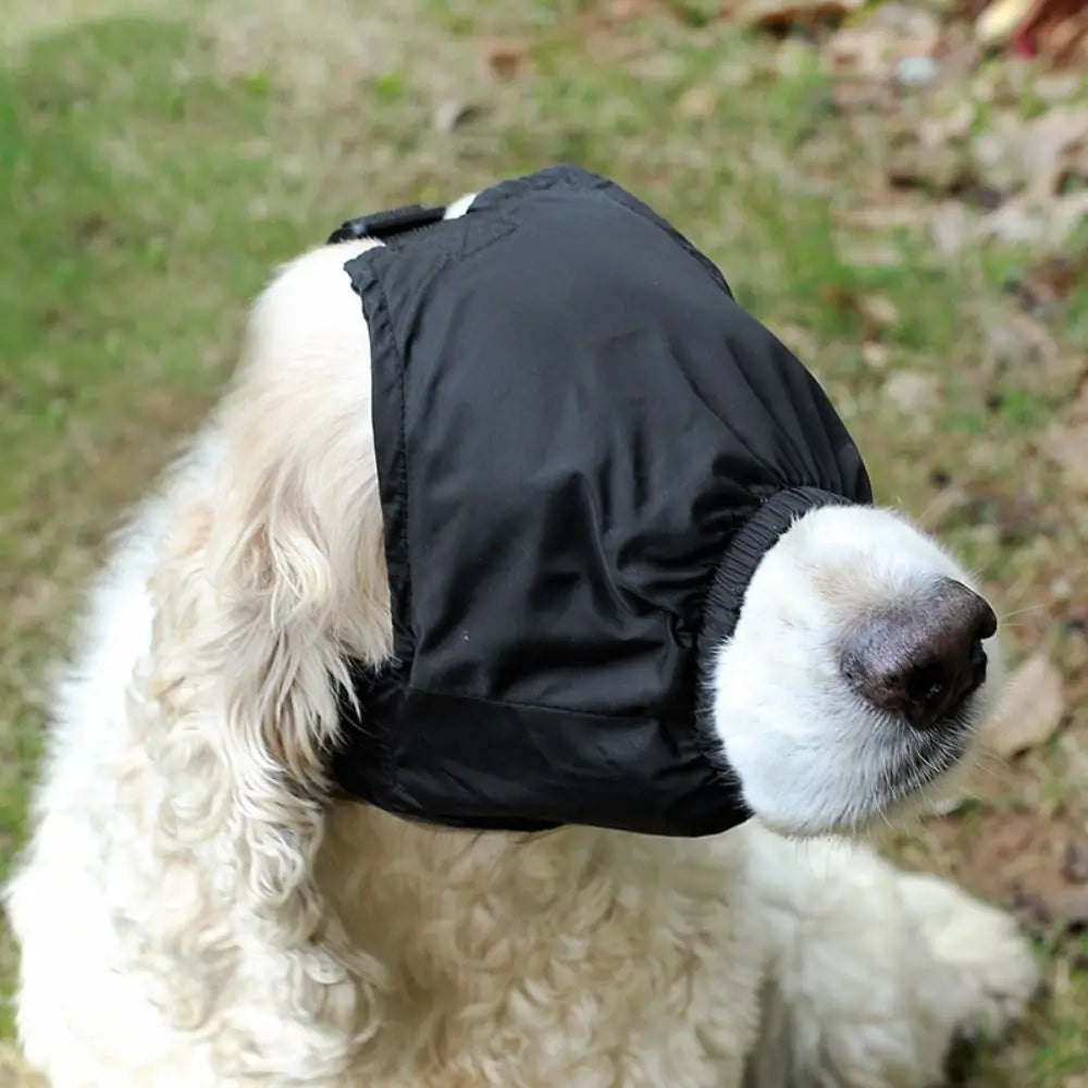 New Nylon Dog Calming Cap Black Grooming Dog Eye Mask Pet Anxiety Mask Muzzle Pet Accessories