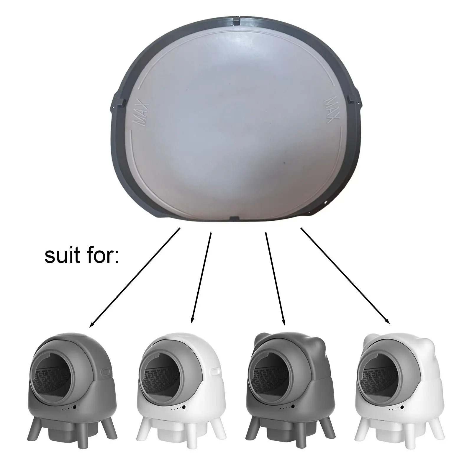 Automatic Self Cleaning Cat Litter Box Silicone Mat Component Spare Parts