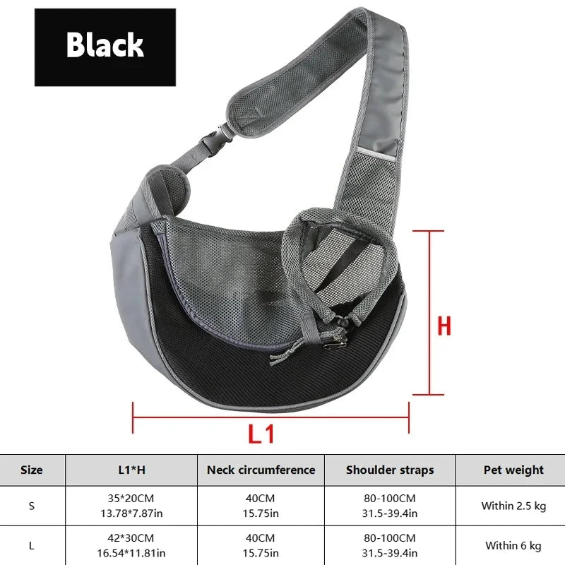 Cat/Dog out backpack,Dog Sling Carrier Breathable Mesh Travel Crossbody Bag For Puppy Cat Hiking Camping2025new