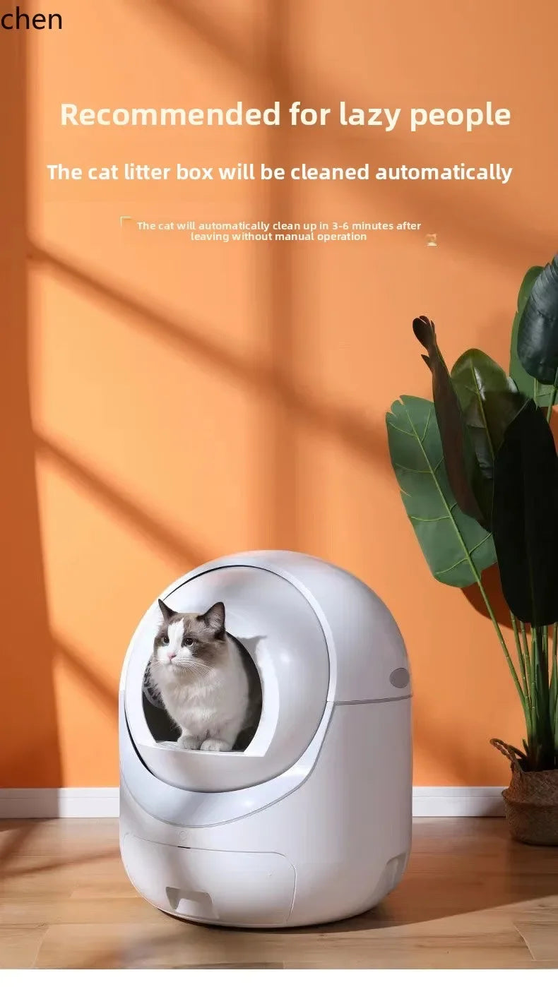 AB  automatic smart cat litter box oversized fully enclosed deodorant cat toilet electric cleaning shovel cat anti-splash