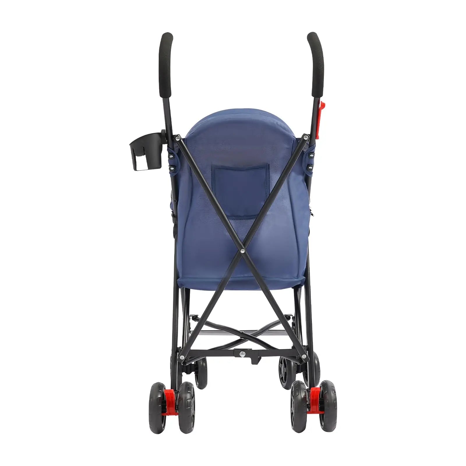 4 Wheels Pet Stroller with Waterproof Cover |   Easy-Fold Travel Carrier |   Pet Strolling Cart for Small/Medium Dogs and Cats |   With