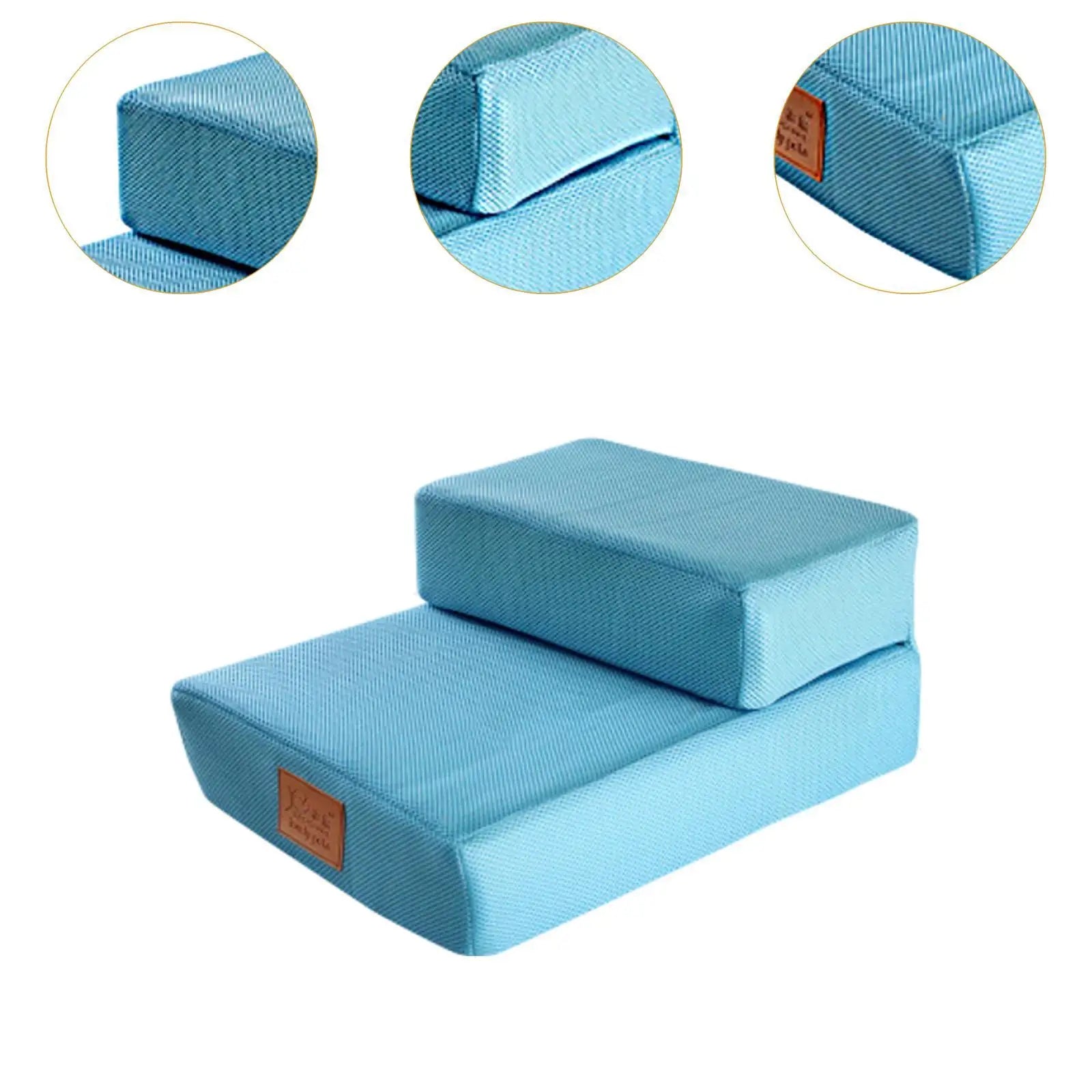 2 Steps Dog Steps for High Bed Comfortable Anti Slip Lightweight Pet Steps Indoor Use High Bed Climbing for Cats Small Pets