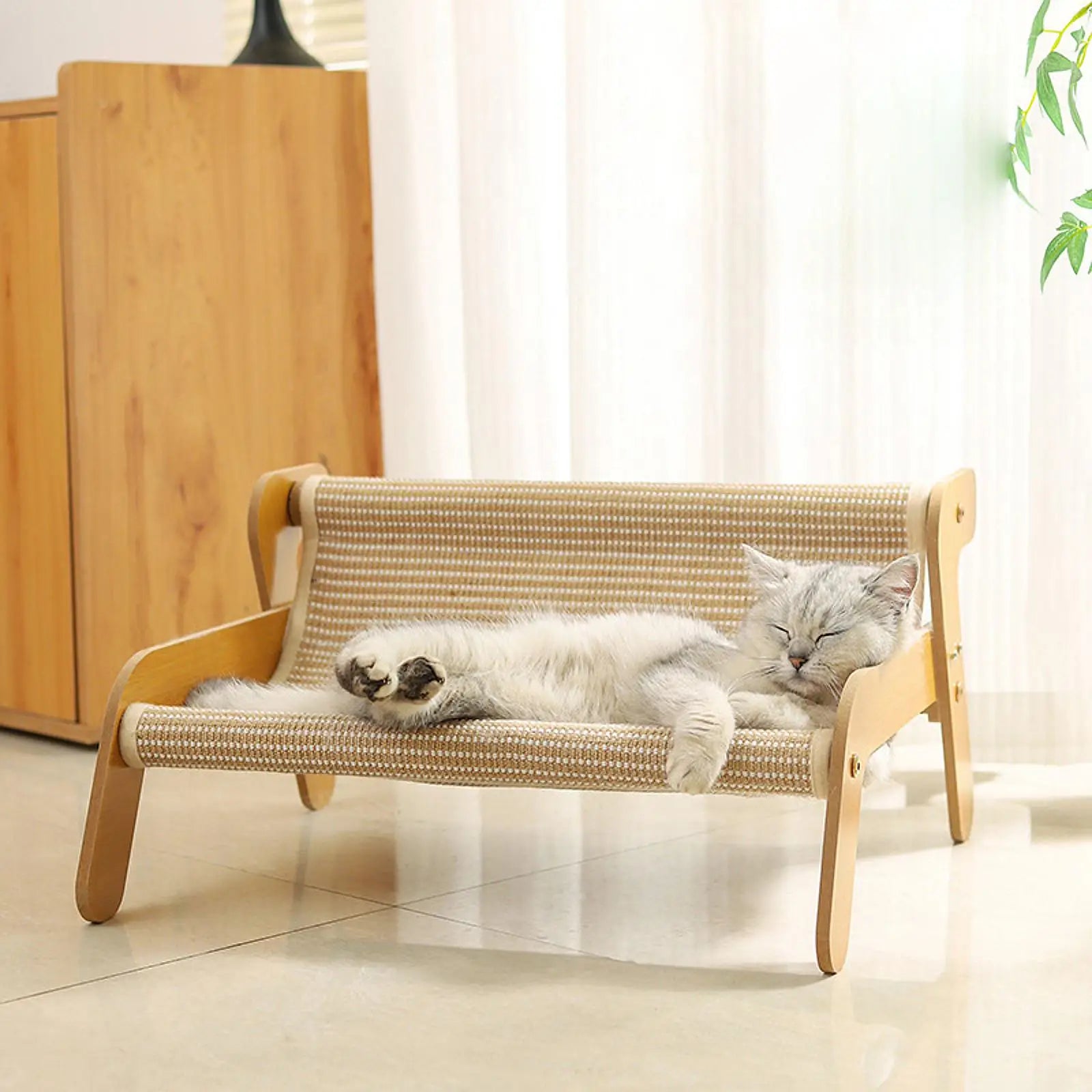 Cat Scratcher Couch Bed Sofa Shape Cute Cat Bed for Sleeping Playing Resting Lounge Bed Cat Lounge Chair Scratching Board