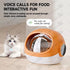 Automatic cat feeder RFID voice call ensures pets get exclusive food with sensor door Pet feeder 0.7L-27 * 25.2 * 22.2cm