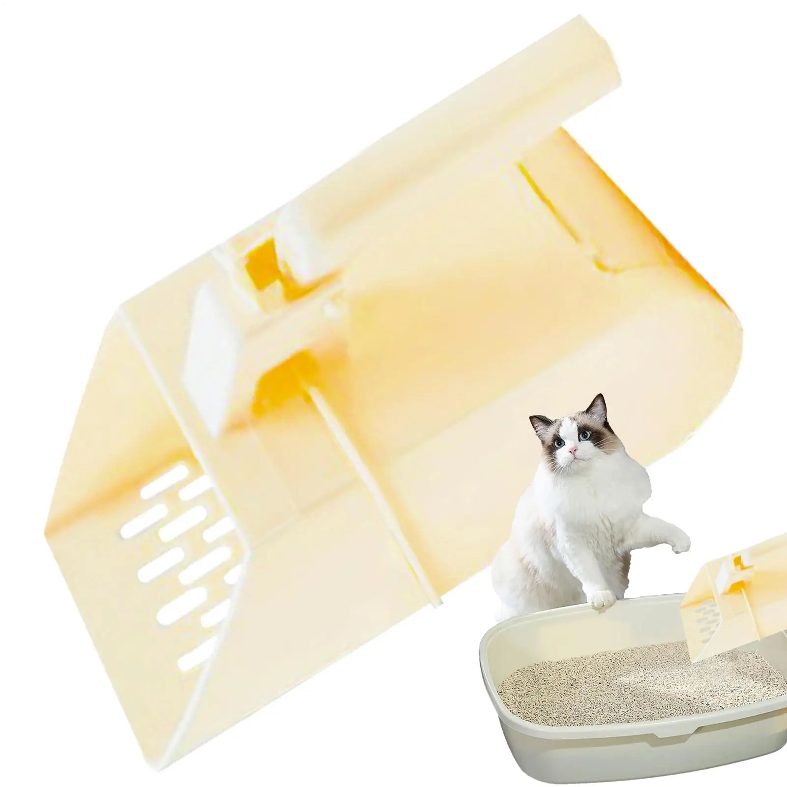 Cat Scooper For Litter Box Cleaning Shovel Kitten Pooper Lifter For Cats Pet Dogs Litter Box Hygiene Maintenance Small Medium