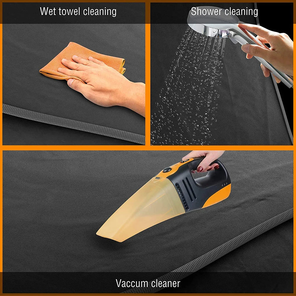 Pet Cat Dog Carrier Waterproof Folding Pet Cat Dog Carrier Mat Seat Cover Back Seat Pet Cover Protector Car Travel Accessories