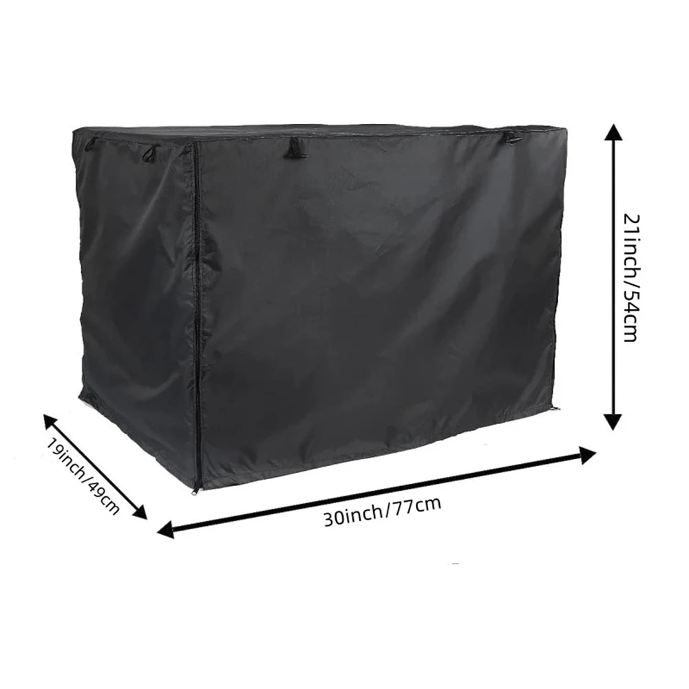 Practical Oxford Cloth For dog Cage Cover with Breathable Design for 24 48 Inch Crates and Convenient Side Openings