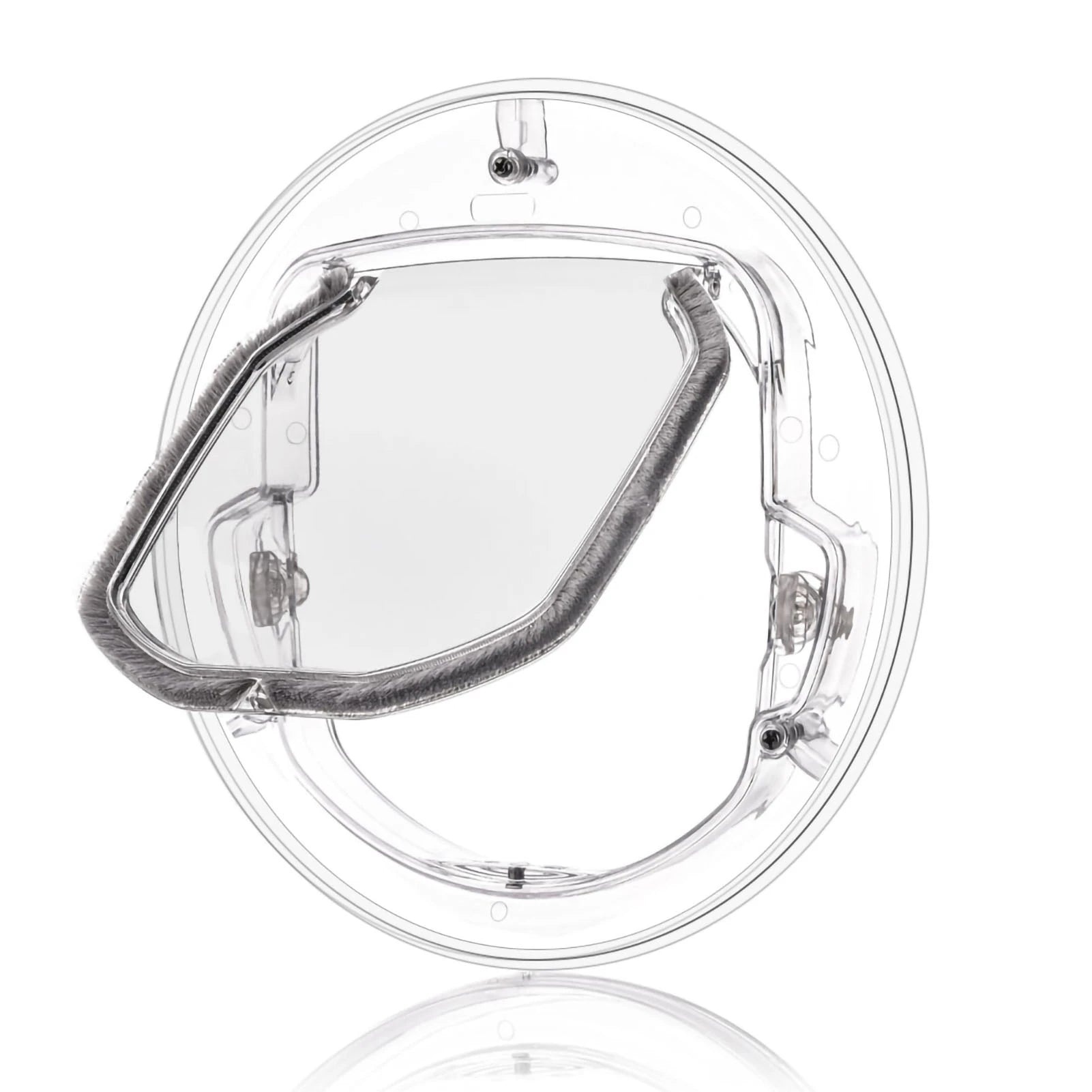 C2 Cat Flap Door 4 Way Locking Cat Doors Small Pet Door For Cats Dogs Pet Transparent Cat Puppy Door Free Entry And Exit Hole