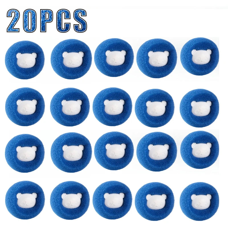 1/5/10PCS Laundry Ball Kit Reusable Washing Machine Hair Remover Ball Cleaning Lint Fuzz Pet Hairs Clothes Household Product