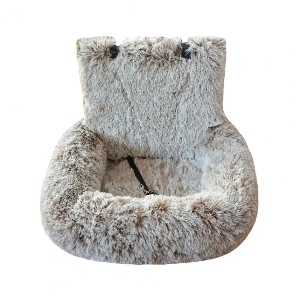 Large Medium Dogs Plush Pet Car Seat Bed Washable Dog Booster Cushion Detachable Back Seat for Pet Traveling