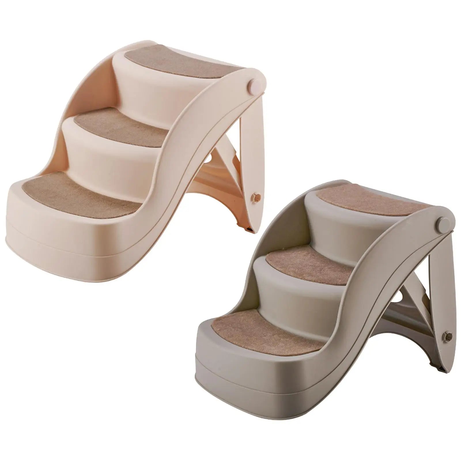 Folding Stairs Dog Stairs Lightweight Easy to to Indoor or Outdoor Ramp ,Fit Easily in The Closet