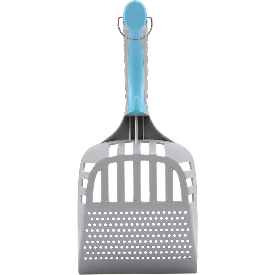 All In One Litter Scoop - Fast and Easy to Use Cat Litter Scooper - Deep Shovel Ergonomic Handle Grip Kitty Litter Scooper to S