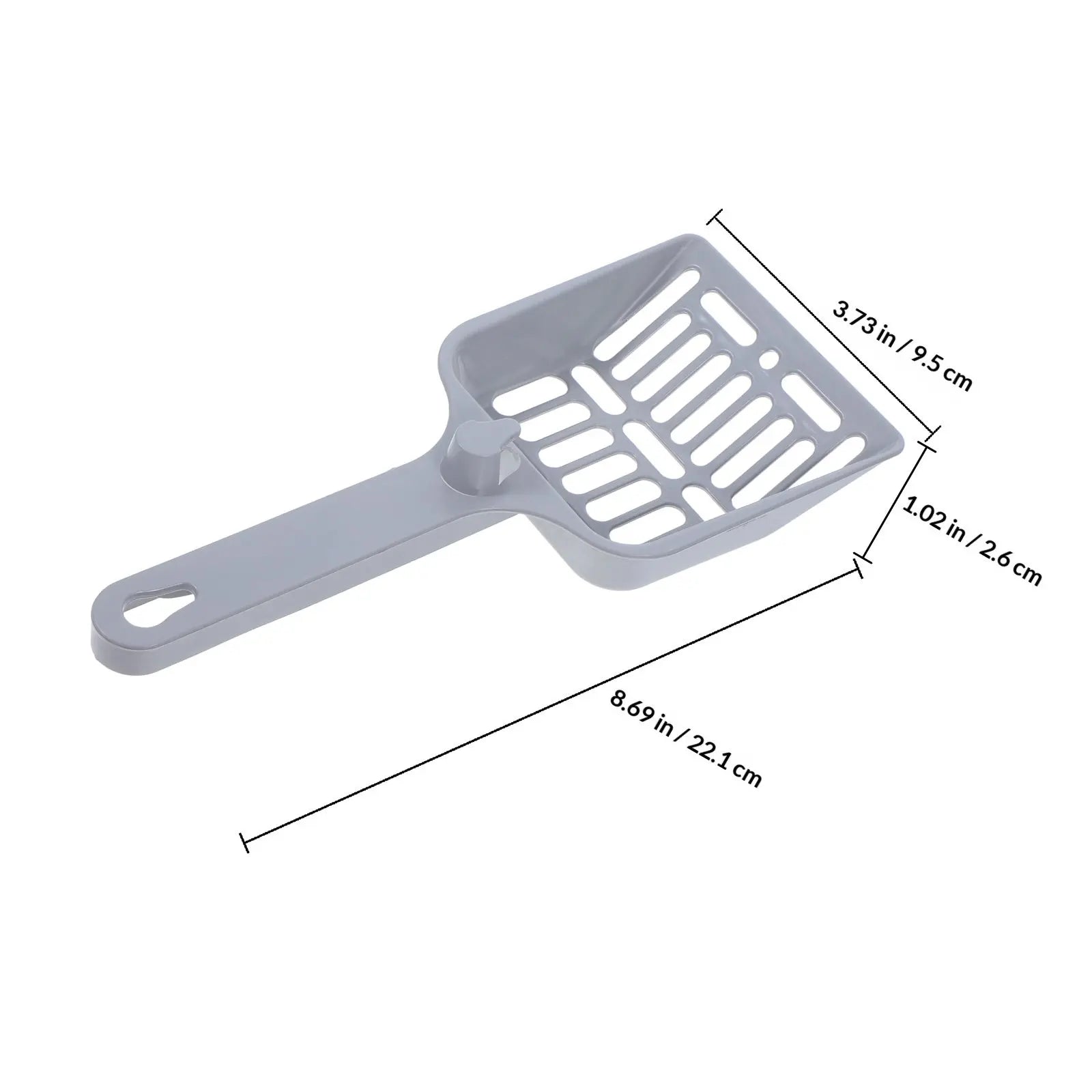Large Cat Litter Scoop Heavy Duty Mesh Deep Shovel Long Handle Efficient Sifting Easy Cleaning Reusable Pet Litter Box Tool