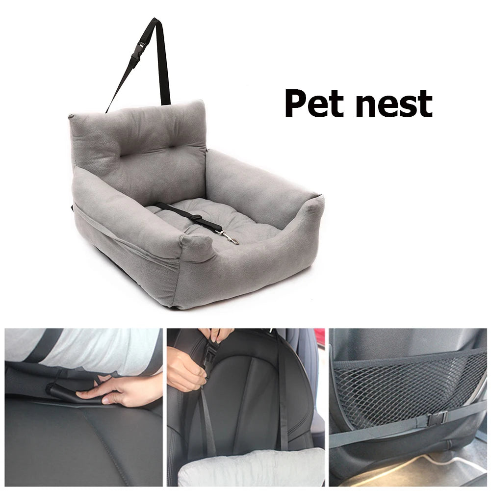 Anti Slip Dog Car Seat Small Dogs Carrier Bag with Safety Leash Dog Backpack Best Gifts for Small Dogs for Outdoor Travel