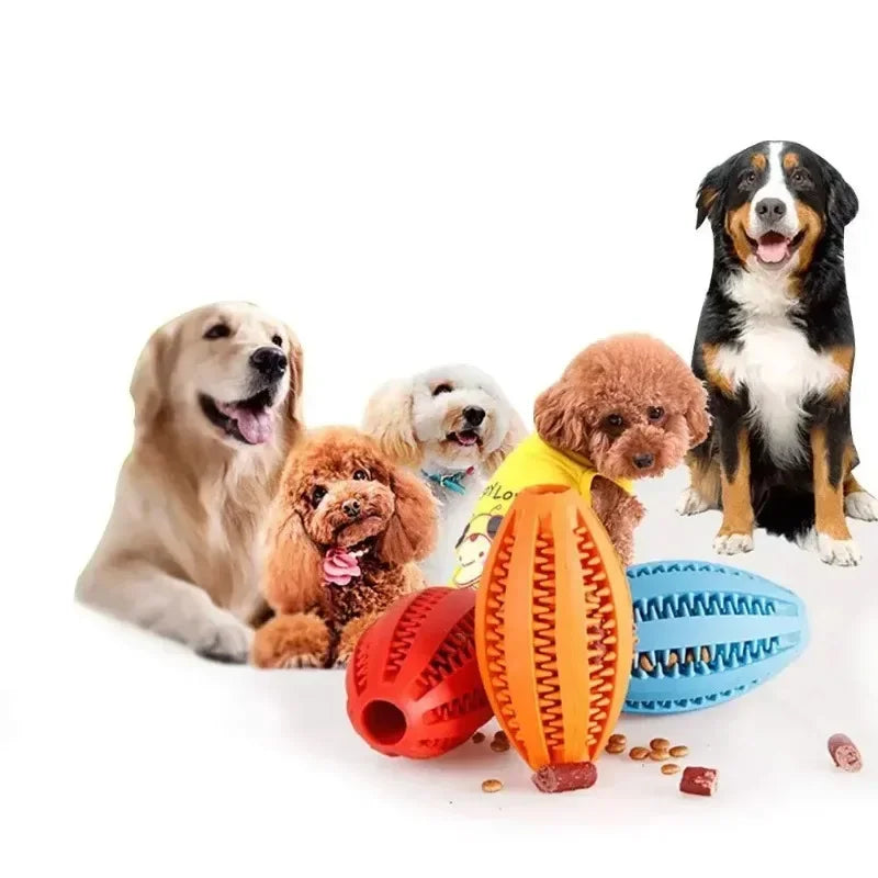 Dog Accessories Pets Products. Pet Dog Chew Toy Natural Rubber Teeth Cleaning Snack Ball Super Hard Toys for Dogs Supplies Home