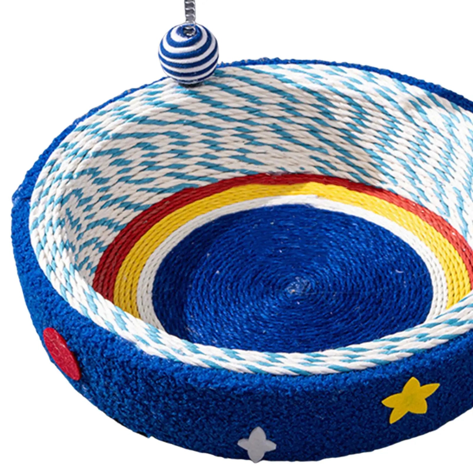 Cat Scratcher Bed Hammock Toy Comfortable Scratch Resistance Scratching Basket for Dorm Room Terrace Indoor Cats Kitten Summer