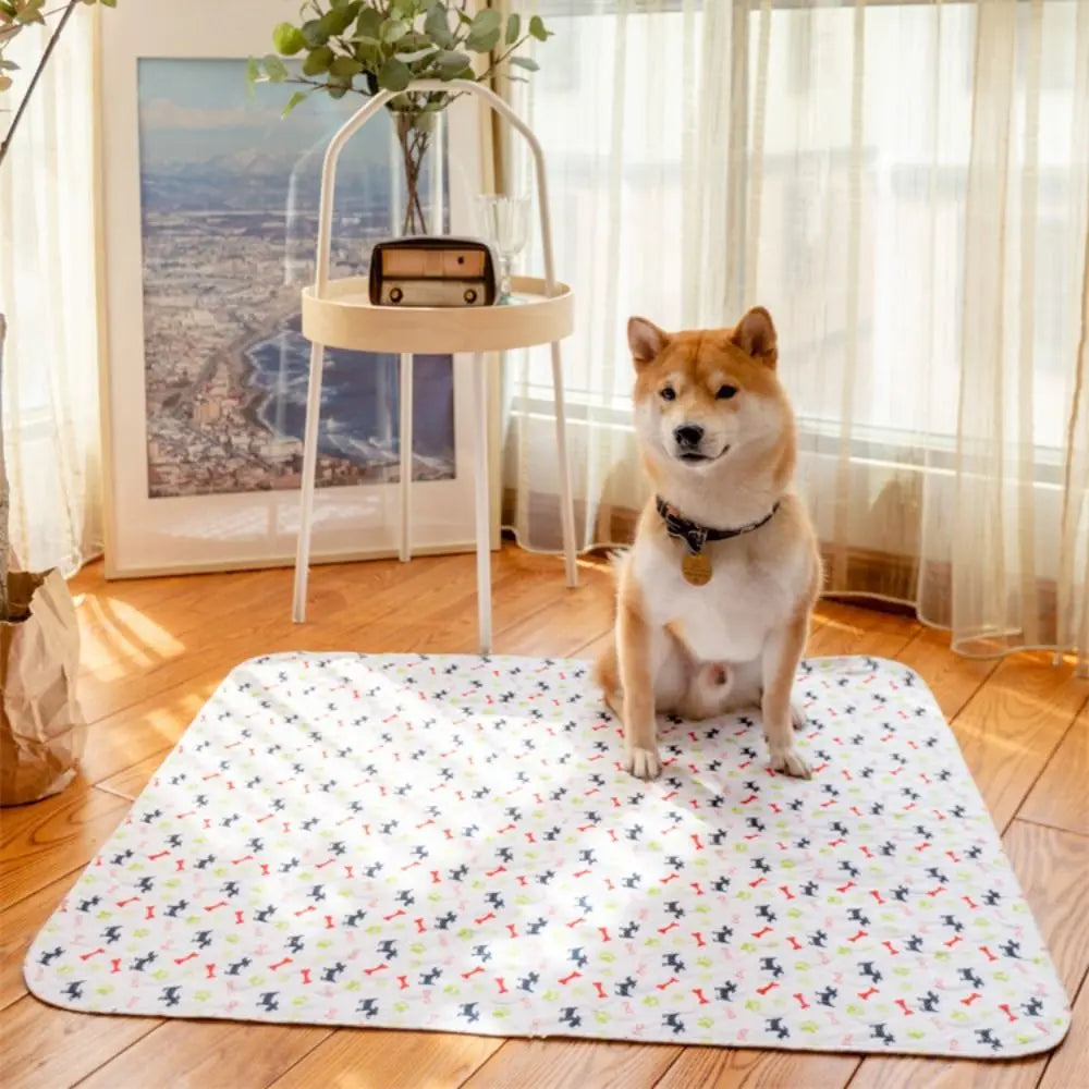 Durable Super Absorbent Pet Bed Mat Reusable Anti-Slip Dog Urine Pad Washable Leak-Proof Pet Training Pads Dogs