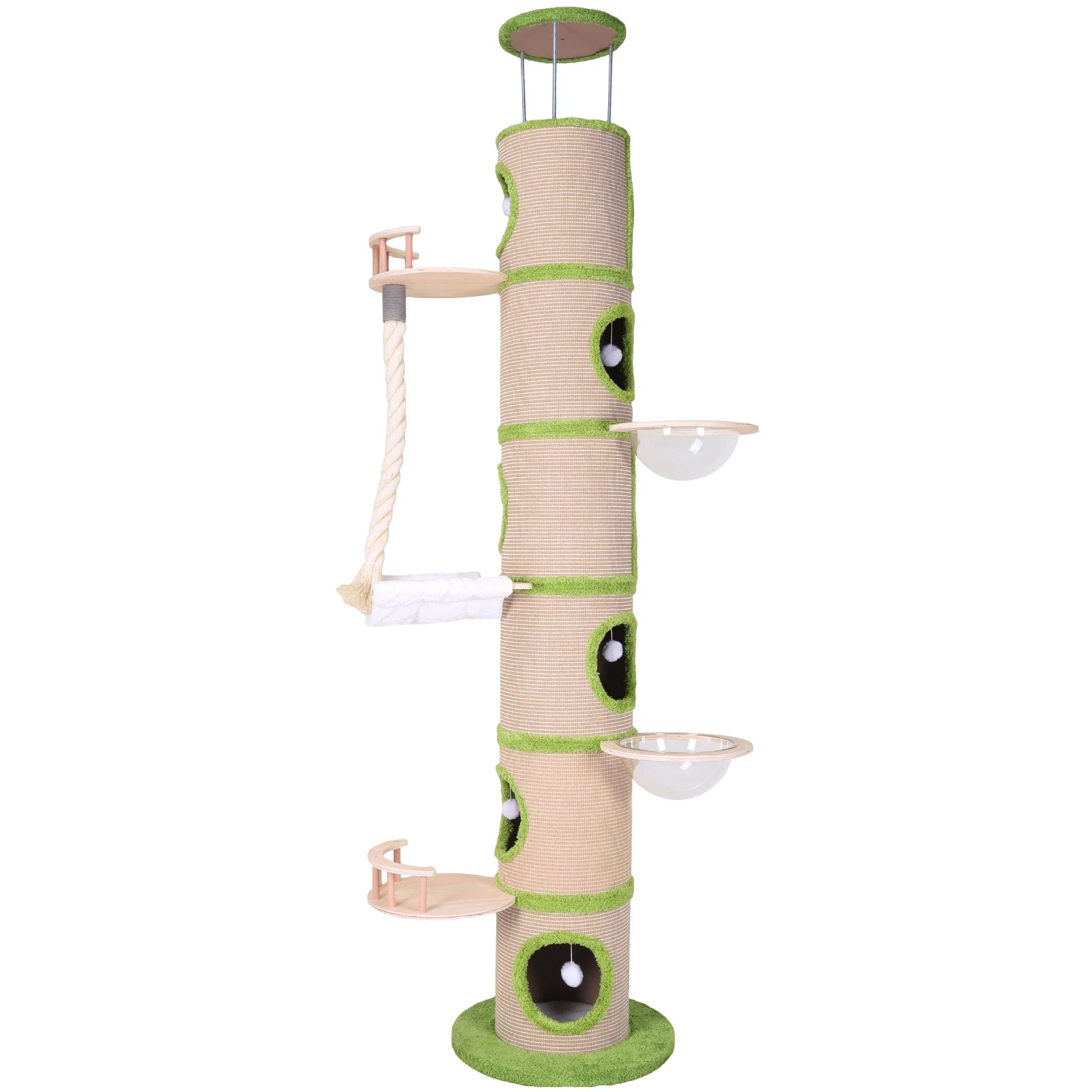 Forest Large Cat Tree with Scratching Post Cat Climbing Frame Super Large Cat Tree Tower for Indoor Cats Adults