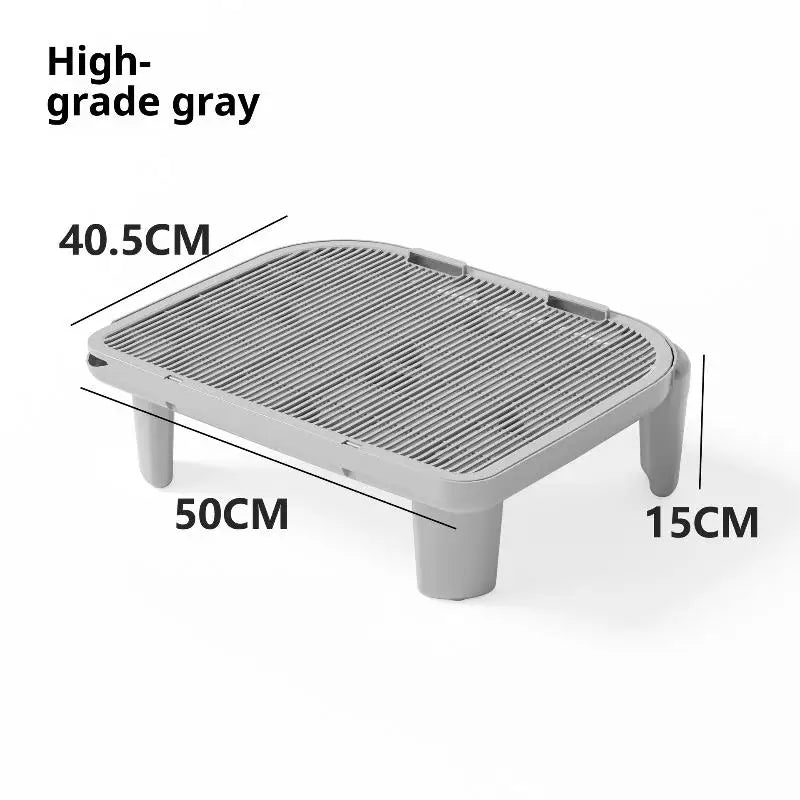 Cat Litter Mat Kitten Litter Tray Footboard Pad Reusable Portable Pet Falling Pad Washable For Bedroom Indoor Living Room