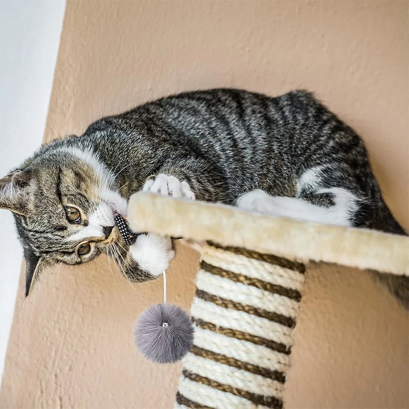 2pcs Cats Toys Replacement Ball Toys for Cat Trees Tower, Kittens Toys, Cat Scratching Post Accessories Hanging Ball Toy