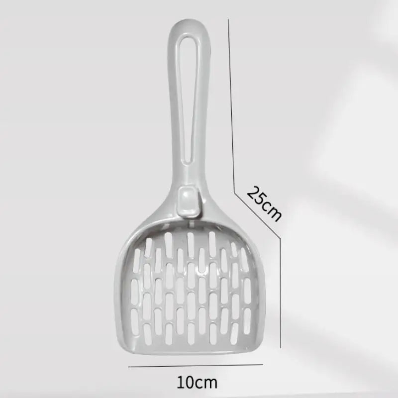 1PC Mesh Litter Scoop For Sifting Cat Litter Box Shovel Efficient Waste Cleaning Hanging Hook Durable PP Material Pet Clean Tool