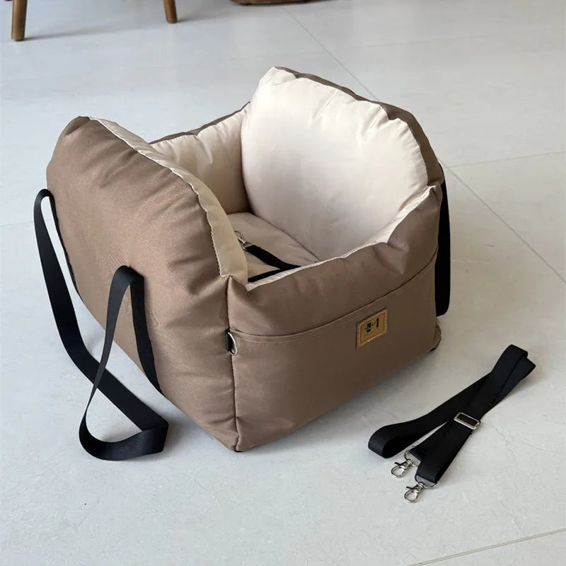 Pet Dog Car Seat Cover Safety Waterproof Puppy Nest Mat Cat Carrier Soft Comfort Travel Dog Car Seat Bed Washable Pet Carrier