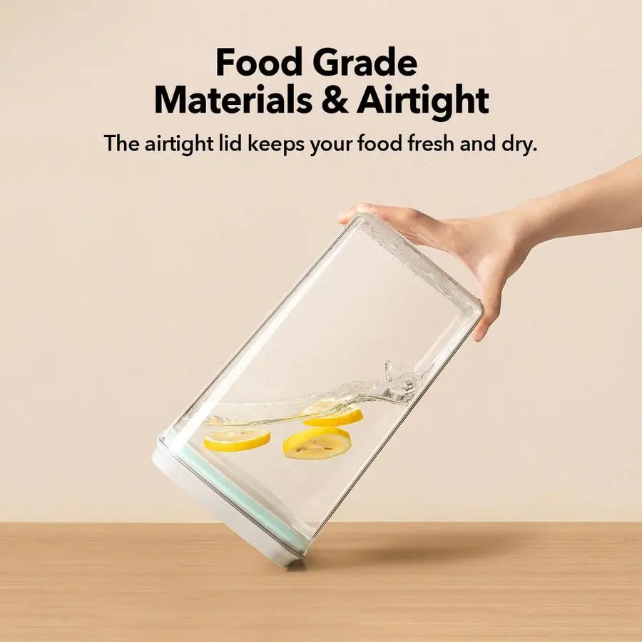Food Storage Container with 130ml Scoop 4L 4.2qt Airtight Dog Food Container for Kibble amp Treats, BPAFree Cat Food Storage Con