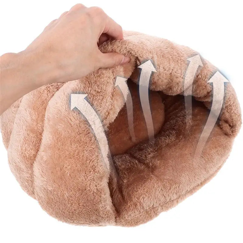 Warm Pet Nest Breathable House Comfortable Pet Nest Indoor Puppy Nest Dog Sleeping Bed for Kitten Dog House Winter Warm Sleeping