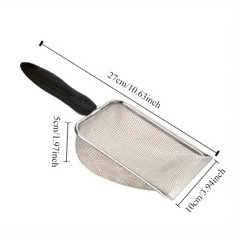 Practical cat litter shovel, easy-to-clean pet waste shovel, suitable for fine cat litter, convenient for cleaning cat feces