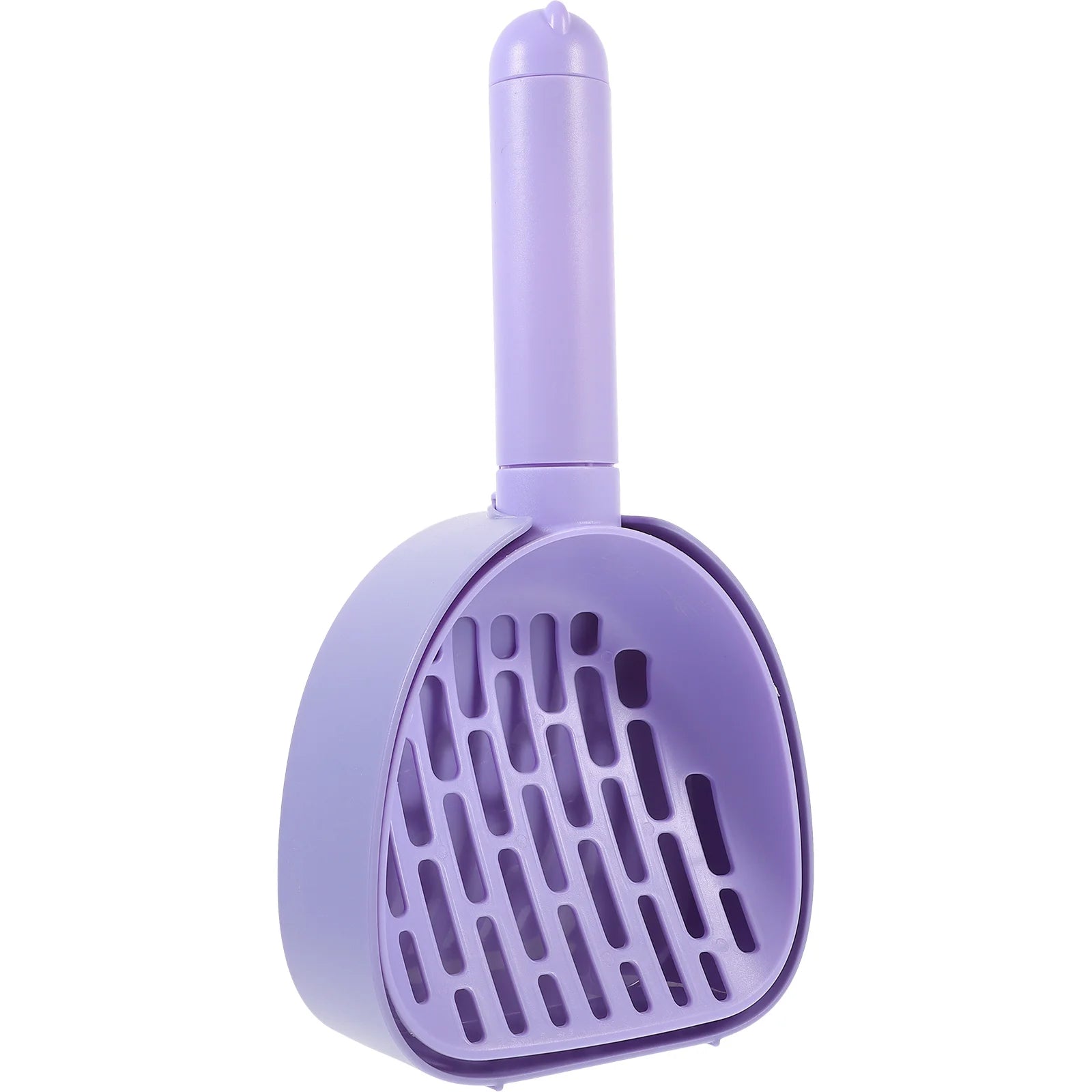 1Set Cat Litter Shovel Ergonomic Scoop Large Capacity Smooth Edge Safe Handheld Cat Litter Cleaning Tools Portable with Holder
