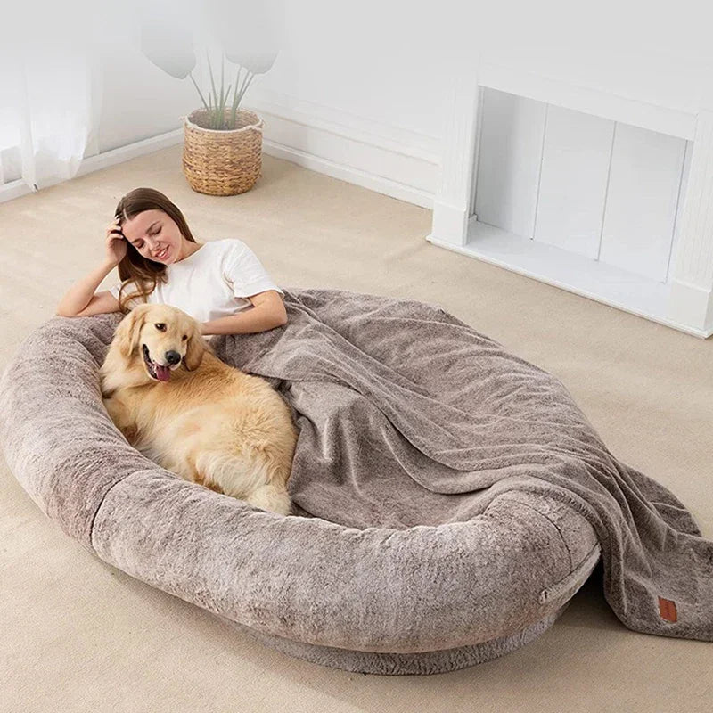 Kennel Modern Soft Bed Bean Bag Dog Adults Nordic Comfy Lounge Lazy Couch Puffs Floor Sleeper Big Pouf Geant Furniture Home