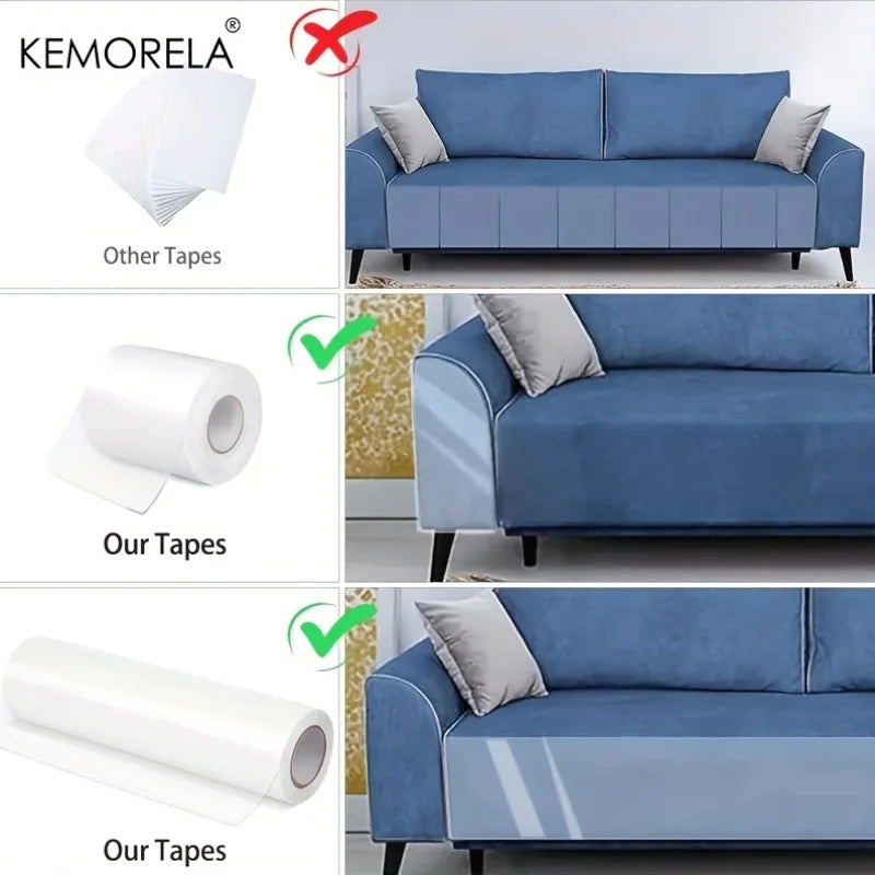 KEMORELA 1 Roll Cat Scratch Protector Self-Adhesive Scratch Protector Transparent Scratch Film Scratch Tape Furniture Sofa Wall